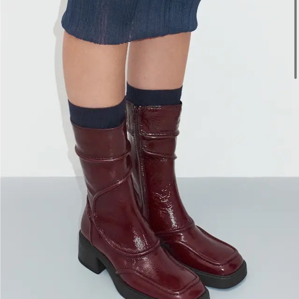 Burgundy E8 Miista Boots